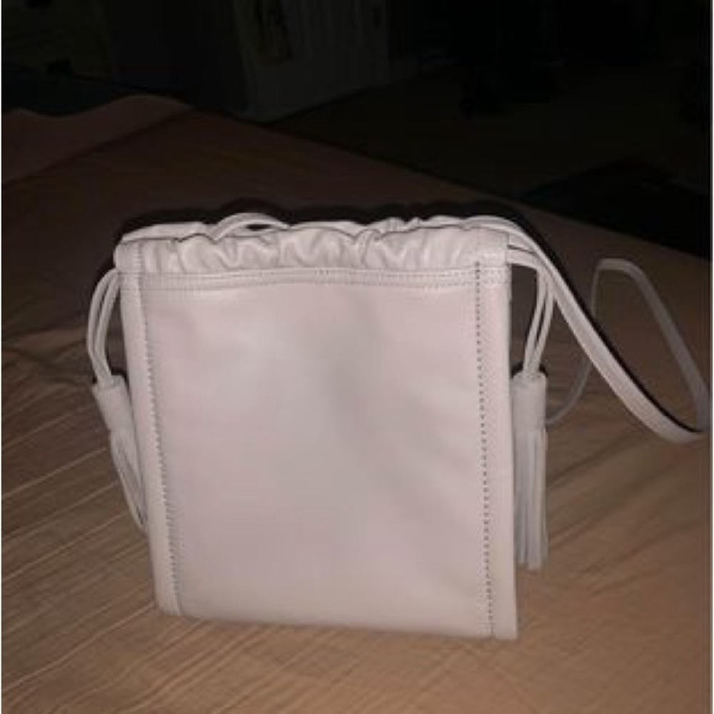HOBO Taupe Leather Hobo Bag
